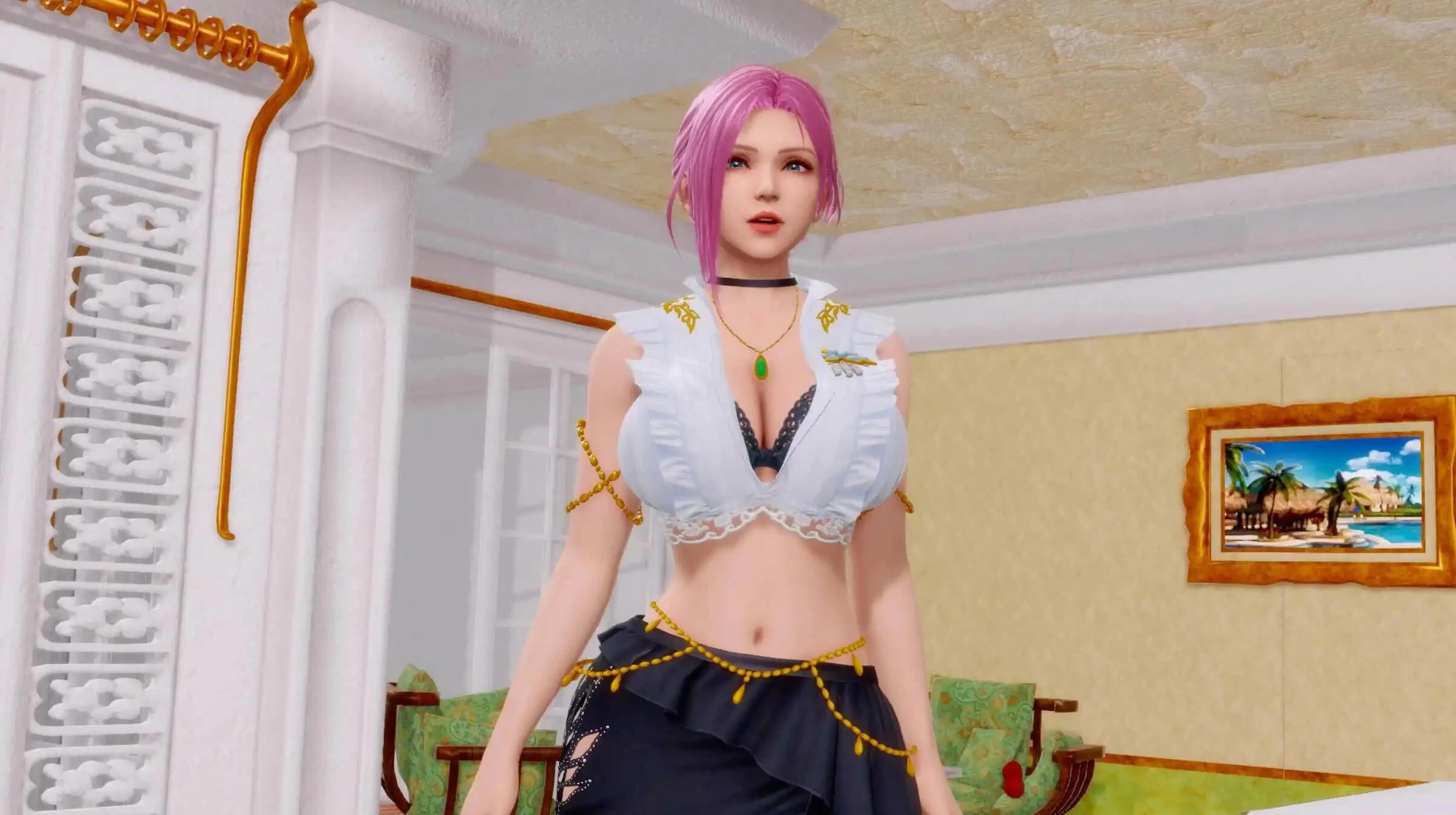 【亚风SLG/动态/死或生建模】维纳斯岛上的生活0.3汉化版【PC+安卓,3.7更新