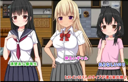 【日系RPG/养成】与离家出走女孩的生活v1.2官中版（PC