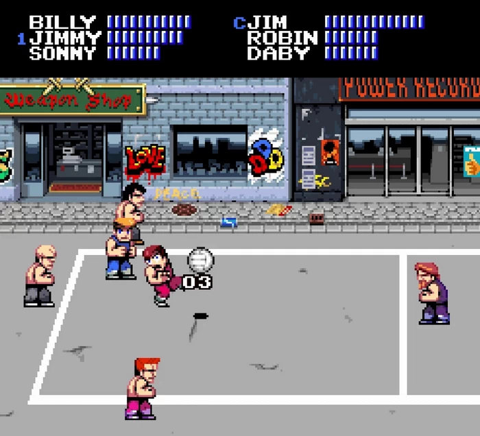 PC-双截龙躲避球 中文版