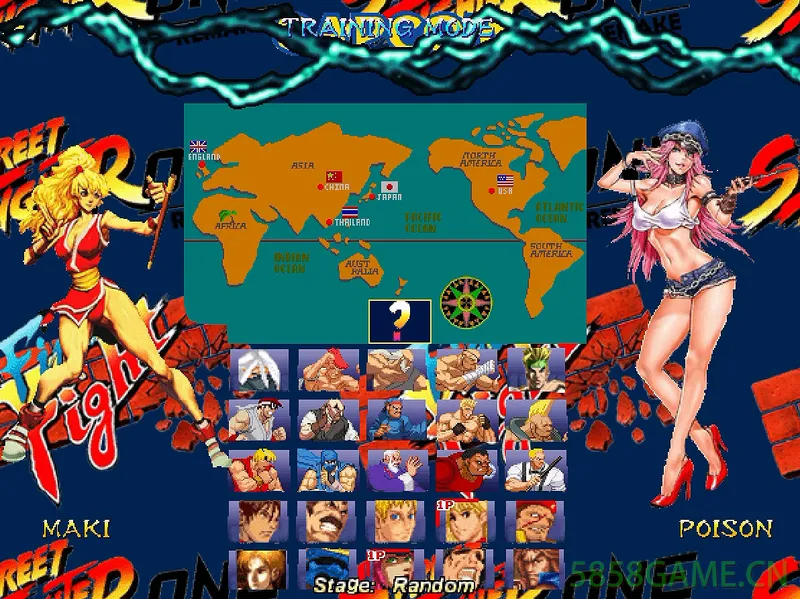 PC-Mugen 街头霸王对快打旋风 英文版