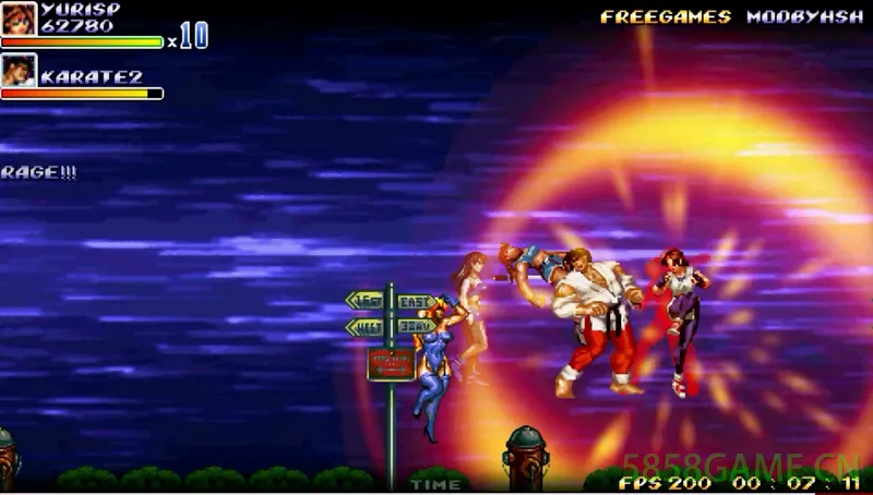 PC-OpenBOR-怒之铁拳2X 僵尸版
